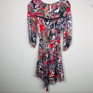 Anthropology uncle frank boho dress floral XS